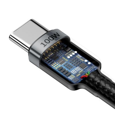 5. Baseus CATKLF-ALG1 USB-C – USB-C PD QC-Kabel 100 W 5 A 2 m – grau