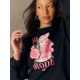6. Locker geschnittenes Damen-Sweatshirt ohne Kapuze 4F 4FRSS26TSWSF2972-20S