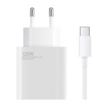 Xiaomi BHR9462EU 120W 6A USB-A Wandladegerät mit USB-C Kabel - Weiß