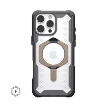 UAG Plasma XTE Magsafe - Schutzhülle mit Ständer für iPhone 16 Pro Max, kompatibel mit MagSafe (Asche/Titan)
