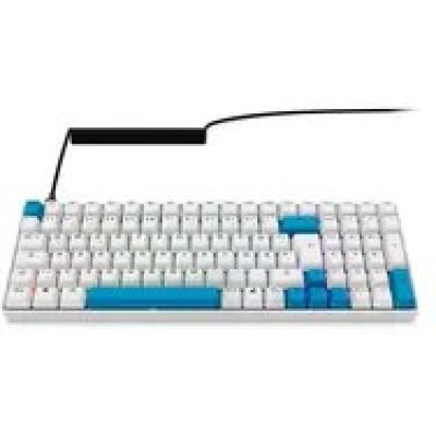 2. Sharkoon Skiller SGK50S2 PBT Gaming-Tastatur Weiß und Gelb RGB