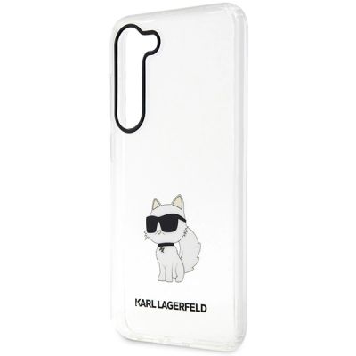 6. Karl Lagerfeld KLHCS23SHNCHTCT S23 S911 transparenter Hartschalenkoffer Ikonik Choupette