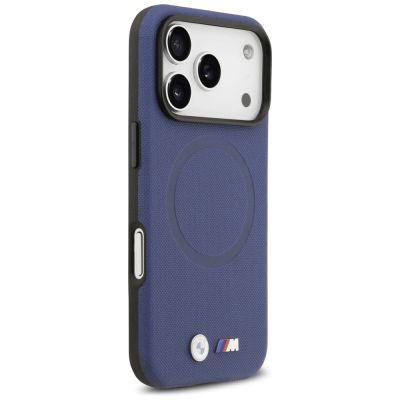 4. BMW M FW MagSafe Hülle mit Metalllogo für iPhone 17 Pro – Marineblau