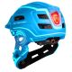 4. Wozinsky Kinder-Integralhelm mit USB-Rücklicht, Größe S – Blau