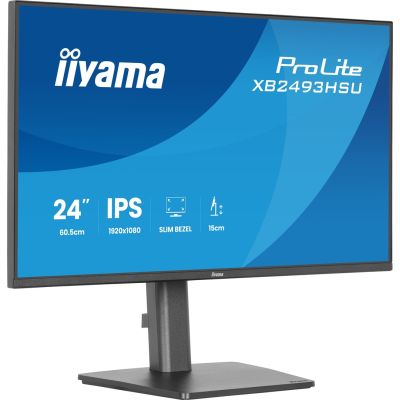 5. iiyama ProLite XB2493HSU-B1 Computermonitor 60,5 cm (23,8") 1920 x 1080 px Full HD LED Schwarz