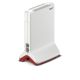 3. FRITZ!Repeater 6000 Tri-Band WLAN-Ethernet-Router (2,4 GHz/5 GHz/5 GHz) Rot, Weiß