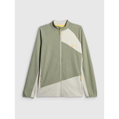 7. Herren-Trekking-Sweatshirt ohne Kapuze, reguläre Passform, Größe 4F 4FRSS26TFSWM0984-44S
