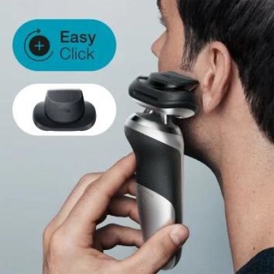 5. Braun Series 7 71-S7200c Folienrasierer/Trimmer, Schwarz/Silber