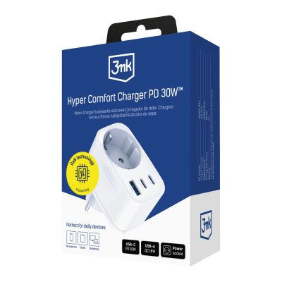 10. 3mk Hyper Comfort Ladegerät GaN PD 30W™ - Weiß