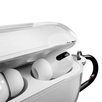 3. Puro 0.3 Nude Hülle für AirPods Pro 3 – Transparent