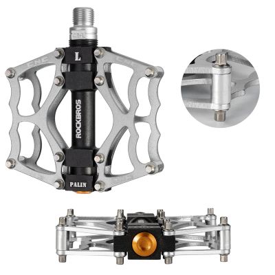 3. Rockbros JT201012LS 2010-12L Aluminium-Plattformpedale für Fahrräder – Silber