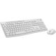 3. Logitech MK295 Silent Wireless Combo Tastatur & Maus (inkl. USB, QWERTZ-Schriftart, Deutsch, Weiß)