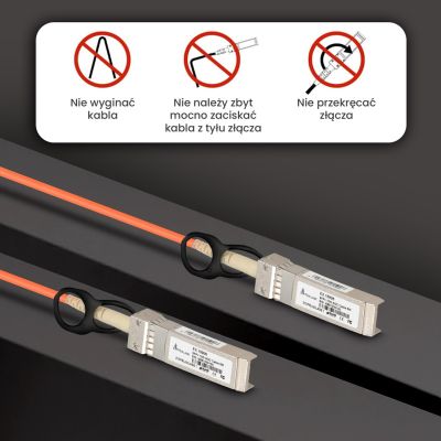 8. Extralink SFP+ AOC Kabel AOC SFP+ 10 Gbit/s, 5 m