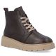 Braune Keilstiefeletten aus Leder für Damen, Modell Rieker 70405-25
