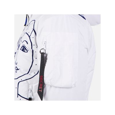 13. Rossignol W Yety Fleece Bomberjacke Jkt Weiß