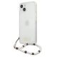 2. Guess GUHCP13MKPSWH iPhone 13 6.1" Transparente Hardcase White Pearl