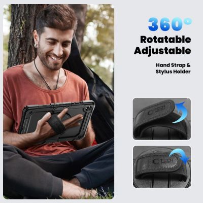 7. Tech-Protect Schutzhülle für Samsung Galaxy Tab A9+ / A11+ Plus 11.0 X210 / X215 / X216 / X230 / X235 / X236 - Schwarz