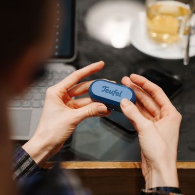 7. Teufel REAL blue TWS 3 True-Wireless-Bluetooth-In-Ear-Kopfhörer aus Stahl – Kopfhörer – 20 kHz
