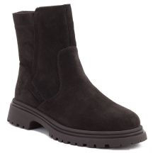 Damen-Ankle-Boots aus Wildleder, Schokoladenbraun, Sergio Leone BT-27