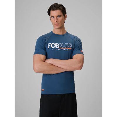 Herren-T-Shirt 4F 4FRSS26TFWSM001-31S für Schwimmen und Wassersport mit UPF50+ Filter