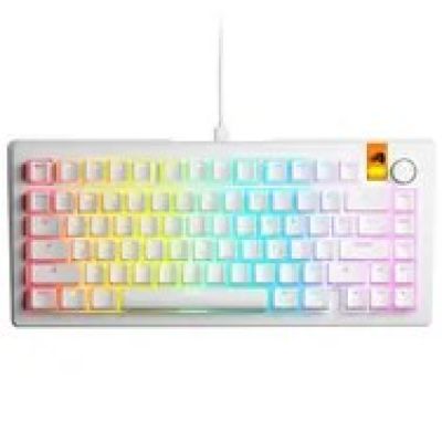 8. Glorious Gaming GMMK 3 HE 75% vorgefertigte USB-Tastatur QWERTY US-Englisch weiß