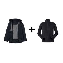 Berghaus Hillwalker IA Shelljacke, Größe M, Schwarz + Berghaus Prism PT HZ Sweatshirt, Größe M, Schwarz