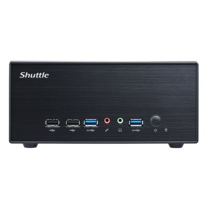 Shuttle XP? Slim XH610G2 Barebone-Desktop-Computer Schwarz Intel H610 LGA 1700