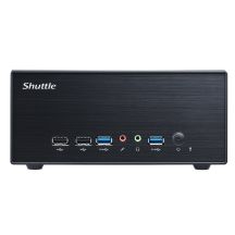 Shuttle XP? Slim XH610G2 Barebone-Desktop-Computer Schwarz Intel H610 LGA 1700
