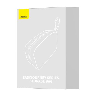 5. Baseus EasyJourney Series kleine Reisetasche, Handytasche, Kopfhörer und andere kleine Gegenstände, grau