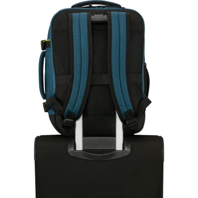 5. American Tourister Take2cabin S/M Rucksack, Wanderrucksack, Blau, Recyceltes Polyethylenterephthalat (rPET)