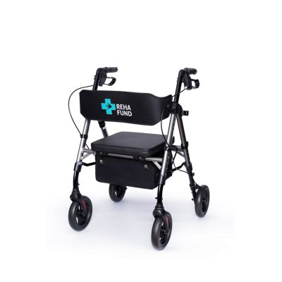 Marseille Vierrad-Rollator, Graphitfarbe RF-617/G REHAFUND