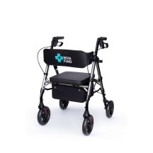 Marseille Vierrad-Rollator, Graphitfarbe RF-617/G REHAFUND