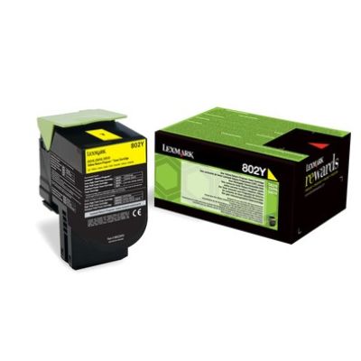 Lexmark Toner 80C20Y0 Gelb