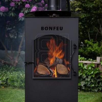 13. BonFeu BonCarré Gartenkamin Schwarz 3503