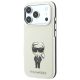 3. Karl Lagerfeld Smooth Ikonik Sketch MagSafe Hülle für iPhone 18 Pro / 17 Pro – Beige