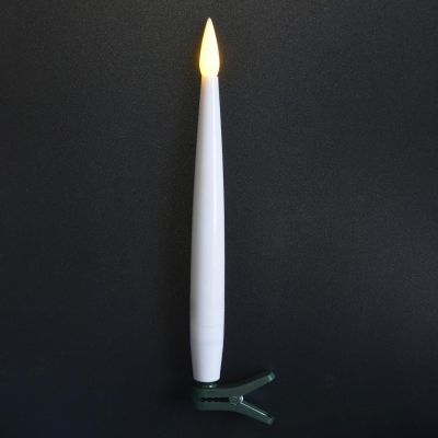 2. Luca Weihnachtsbaumkerzen mit Clip, 10 LED, warmweiß