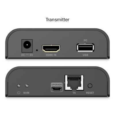2. HDMI 4K/60Hz Twisted-Pair-Extender mit USB 2.0 KVM über IP 1G oder bis zu 120 m/200 m, max. 253 Empfänger, Touchscreen – Set