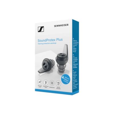 4. Sennheiser SoundProtex Plus – Gehörschutzstöpsel mit 5 verschiedenen Akustikfiltern