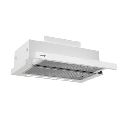 2. CATA CAMPANA TFH 6830 GWH Teleskop-Dunstabzugshaube, Energieeffizienzklasse A+++, Breite 60 cm, 795 m³/h, Touch-Bedienung, LED-Weiß