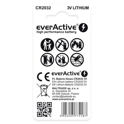2. EVERACTIVE MINI CR2032 LITHIUM-AKKU, 2ER-BLÄTTER, CR20322BL