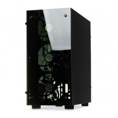 IBOX MINI TOWER PASSION V4 GAMING OPV4 Gehäuse (Micro ATX; schwarz)