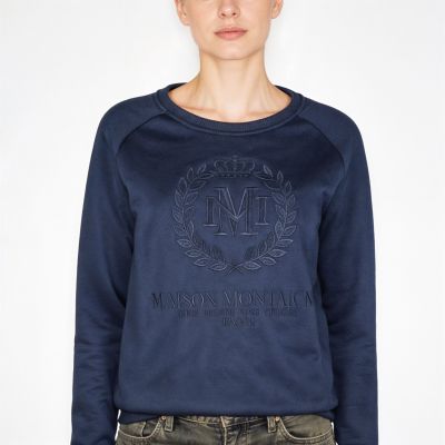 7. Maison Montaigne FIMOSAI NAVY MT LADY 016 Sweatshirt (RBMWW6411F/MM-MARINE)