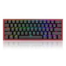 REDRAGON K616 Fizz Pro Tastatur, weiß/rosa, USB + Funk + Bluetooth, Rosa, Weiß