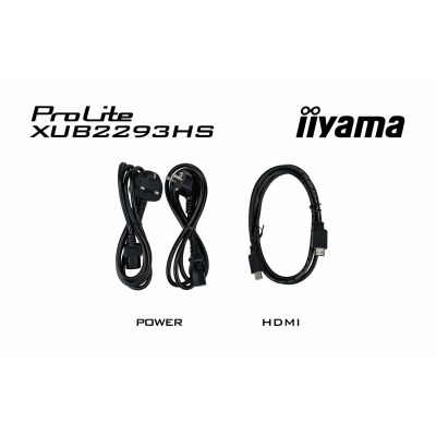 8. iiyama ProLite XUB2293HS-B6 Computermonitor 54,6 cm (21,5") 1920 x 1080 px Full HD LED Schwarz