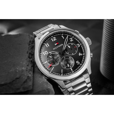 2. Tommy Hilfiger Asher 1791852 Herrenuhr + Box