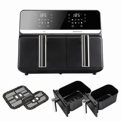 11. ELDOM FETTFREIE FRITTEUSE FR200 9 L, 2200 W, ZWEI UNABHÄNGIGE SCHUBLADEN, 8 PROGRAMME, LED-ANZEIGE, TEMPERATUR 80 °C–200 °C