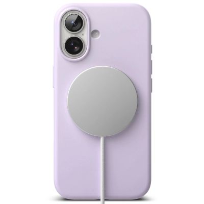 5. Ringke Silikon Magnetische MagSafe Hülle für iPhone 17 - Lila