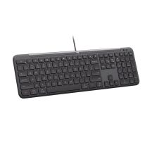 Logitech Signature Slim Wired K620 Business-Tastatur, universell, USB, QWERTZ, Deutsch, Graphit