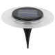 27. Solar-Scheibenlampe mit 28 LEDs zur Boden- oder Wandmontage