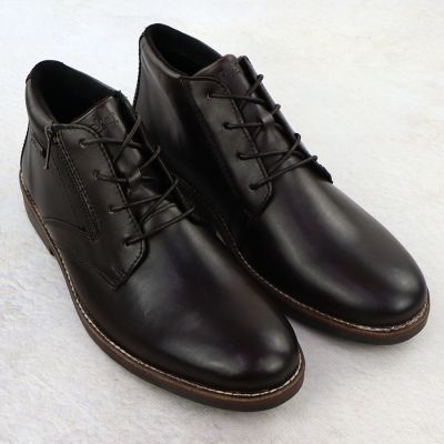 3. Rieker 15324-25 Herren-Lederstiefeletten, wasserdicht, ungefüttert, braun